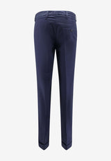 Aspesi Straight-Leg Tailored Pants Blue 0107D02310098_Blue_54417843