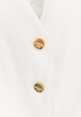 Elisabetta Franchi Tailored Sleeveless Vest White GL00862E2360_Ivory_41973232