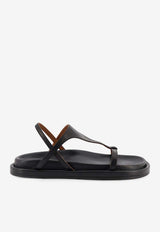 ATP Atelier Ultimo Leather Sandals Black 123383900_Black_54417874
