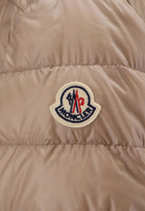 Moncler Jasmin Hooded Down Jacket Beige L10931A00029597YG212_Beige_53817824