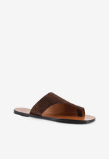 ATP Atelier Rosa Suede Sandals Brown 1232591057_WALNUT_54417905