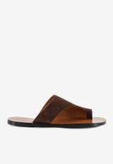 ATP Atelier Rosa Suede Sandals Brown 1232591057_WALNUT_54417905