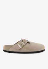 Birkenstock Boston BS Suede Flat Mules Taupe 1031511TAUPE_Beige_54417829