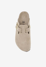 Birkenstock Boston BS Suede Flat Mules Taupe 1031511TAUPE_Beige_54417829