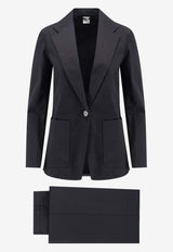 Aspesi Single-Breasted Tailored Suit Blue 1003D02310241_Black_54417907