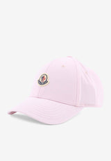 Moncler Logo Patch Baseball Cap Pink L10933B0000804863506_Pink_53817834