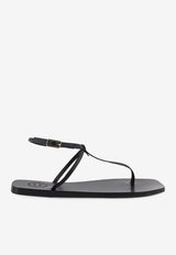 ATP Atelier Alassio Leather Thong Sandals Black 122532900_Black_54418014