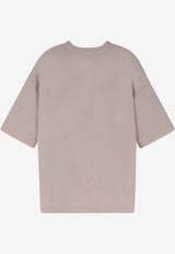 Entire Studios Logo-Printed Crewneck T-shirt Beige ESSS26TT010120073_Beige_58116775