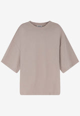Entire Studios Logo-Printed Crewneck T-shirt Beige ESSS26TT010120073_Beige_58116775