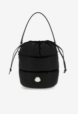 Moncler Caradoc Quilted Bucket Bag Black L109B5I00002M6275999_White_53817845