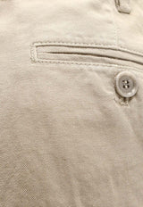 Aspesi Linen Blend Mini Shorts Beige S6G0222G20885047_Beige_54417910
