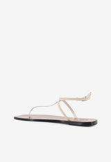 ATP Atelier Alassio Leather Thong Sandals Beige 1226581015_LINEN_54418036