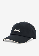 Moncler Signature Logo Baseball Cap Black L10913B000070U618999_Black_53817856