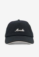 Moncler Signature Logo Baseball Cap Black L10913B000070U618999_Black_53817856