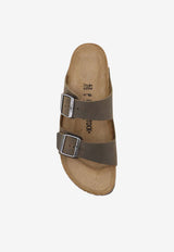 Birkenstock Arizona Natural Oiled Leather Sandals Khaki 1027039FADED KHAKI_FADED KHAKI_54417887