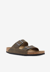 Birkenstock Arizona Natural Oiled Leather Sandals Khaki 1027039FADED KHAKI_FADED KHAKI_54417887
