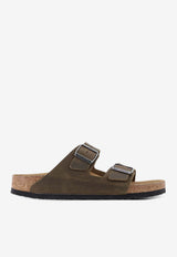 Birkenstock Arizona Natural Oiled Leather Sandals Khaki 1027039FADED KHAKI_FADED KHAKI_54417887