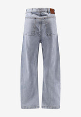 Entire Studios Washed Straight-Leg Jeans Blue ESSS26DP032596261_OLD BLUE_58116778