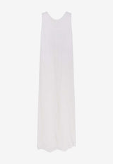 Aspesi Cut-Out Midi Dress White 2980C19585072_White_54418054