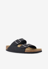 Birkenstock Arizona Natural Oiled Leather Sandals Black 552113BLACK_Black_54417913
