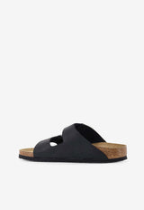 Birkenstock Arizona Natural Oiled Leather Sandals Black 552113BLACK_Black_54417913