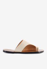 ATP Atelier Rosa Leather Sandals Beige 1123301015_LINEN_54418062