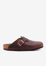 Birkenstock Boston Oiled Leather Flat Mules Brown 860133HABANA_Brown_54417954