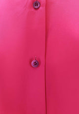 Dries Van Noten Casia Silk Buttoned Shirt Fuchsia 2610107003024304_Fuchsia_54420838