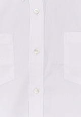Dries Van Noten Cheers Long-Sleeved Shirt White 2610107123314001_White_54420844