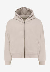 Entire Studios Zip-Up Hooded Sweatshirt Beige ESSS26HO030120073_Beige_58116810