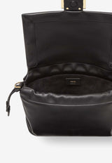 Fendi Medium Mamma Baguette Leather Shoulder Bag Black 8BR833AQ0DF0KUR_NERO ORO SOFT_60007733