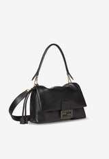 Fendi Medium Mamma Baguette Leather Shoulder Bag Black 8BR833AQ0DF0KUR_NERO ORO SOFT_60007733