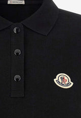 Moncler Logo Patch Polo T-shirt Black L10938A0000484720999_Black_53817886