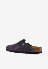 Birkenstock Boston Suede Mules Gray 1031678CHARCOAL_CHARCOAL_54417995