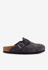 Birkenstock Boston Suede Mules Gray 1031678CHARCOAL_CHARCOAL_54417995