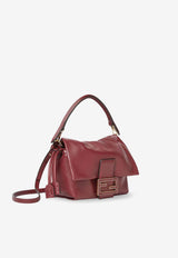 Fendi Small Mamma Baguette Leather Shoulder Bag Red 8BS105ABVEF0YPU_RSO SCURO_60007738