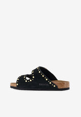 Birkenstock Arizona Rivet Suede Sandals Black 1030348BLACK_Black_54418001