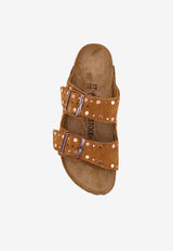 Birkenstock Arizona Rivet Suede Sandals Brown 1031731MINK_Brown_54418009