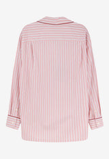Dolce & Gabbana Striped Poplin Pajama Shirt Pink F5U28TFR517S8051_RIGATO_40005243