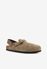 Birkenstock Tokio Suede Clogs Taupe 1028323TAUPE_Beige_54418027