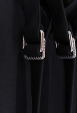 The Attico Crewneck Mini Dress Black 260WCA00465VVP002AA100_Black_54017446