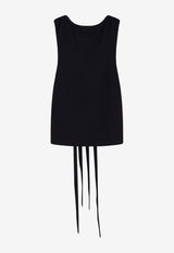 The Attico Crewneck Mini Dress Black 260WCA00465VVP002AA100_Black_54017446
