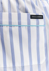 Dolce & Gabbana Striped Mini Shorts Light Blue FTDJHTFR52WS8051_RIGATO_40005328