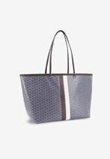 Tory Burch Racer Coated Canvas Tote Bag Multicolor 178726400_Blue_40005394