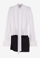 The Attico Mini Shirt Dress White 260WCA00461MIX067AA020_White_54017461