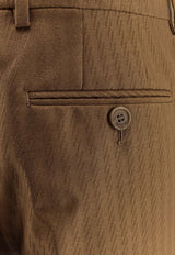 Burberry Wool-Blend Tailored Pants Brown 8126172C5357_HAZELNUT_40017538