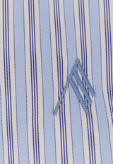 The Attico Oversized Stripe Shirt Light Blue 260WCH00004CCC127AA264_LIGHT BLUE WHITE_54017484