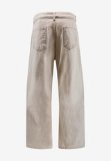 Rick Owens DRKSHDW Straight-Leg Washed Jeans White DU01F4351DMW51_MILK WASH_54407860