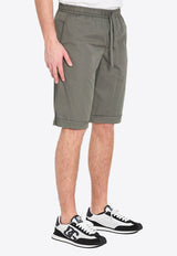 Dolce & Gabbana Drawstring Bermuda Shorts Green GP1F9T-FU5YP-N0755