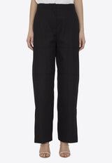 Jil Sander Straight-Leg Cargo Pants Black J03KA0119-J46192-001